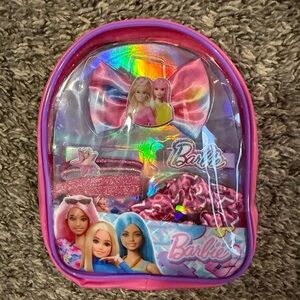 Barbie Pink and Blue Backpack Set